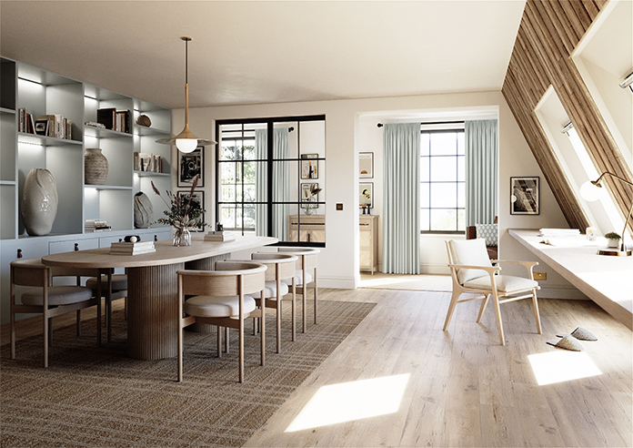 Dew Drop, Metallic Sky - Made to Measure Curtains - Image 7